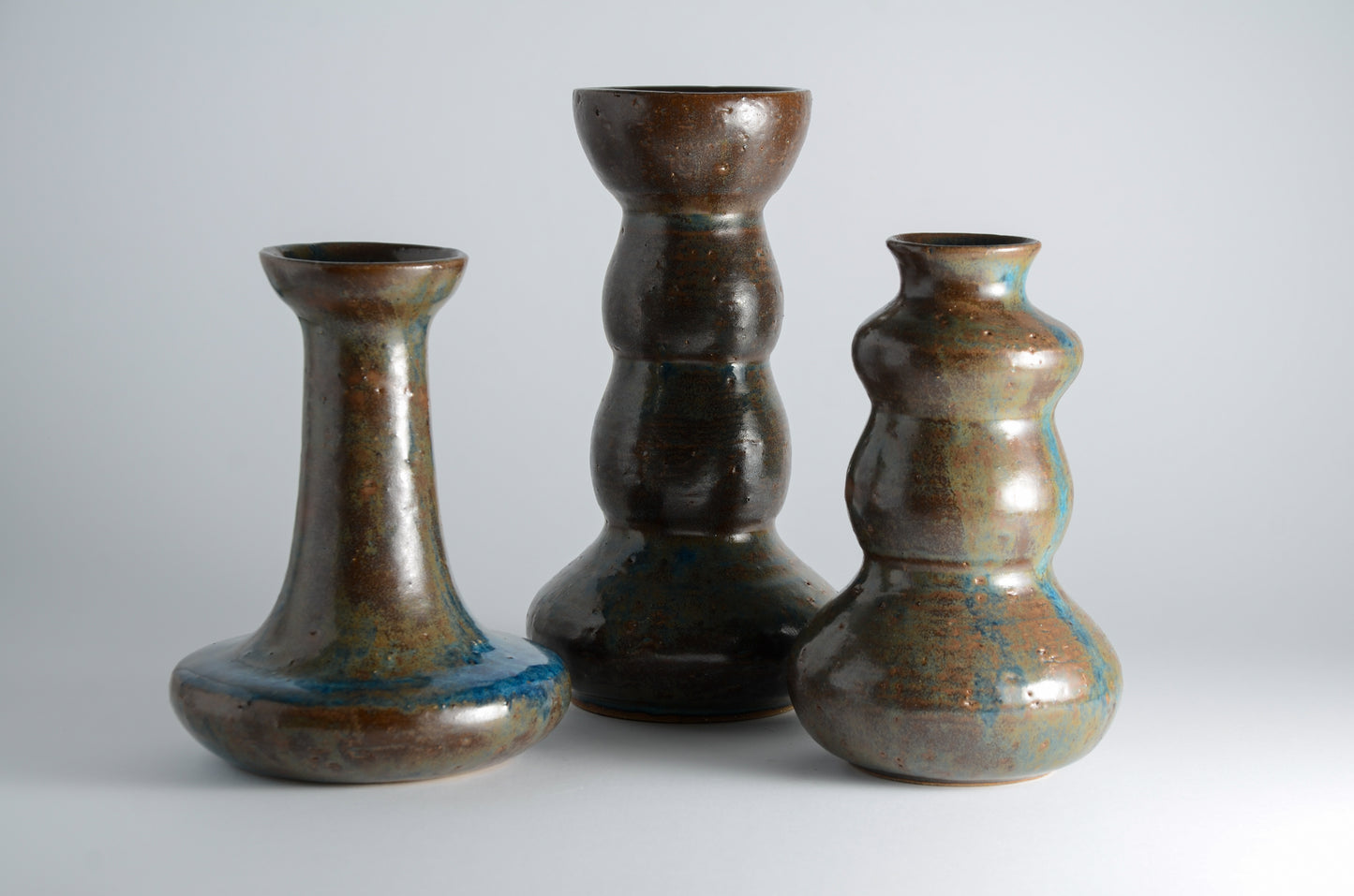 Tiered long neck vase