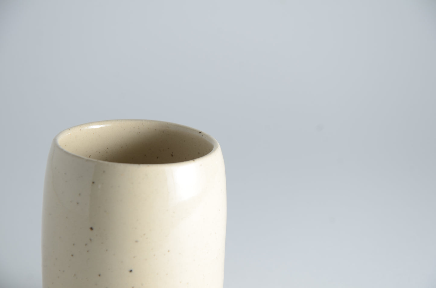 White speckled cup