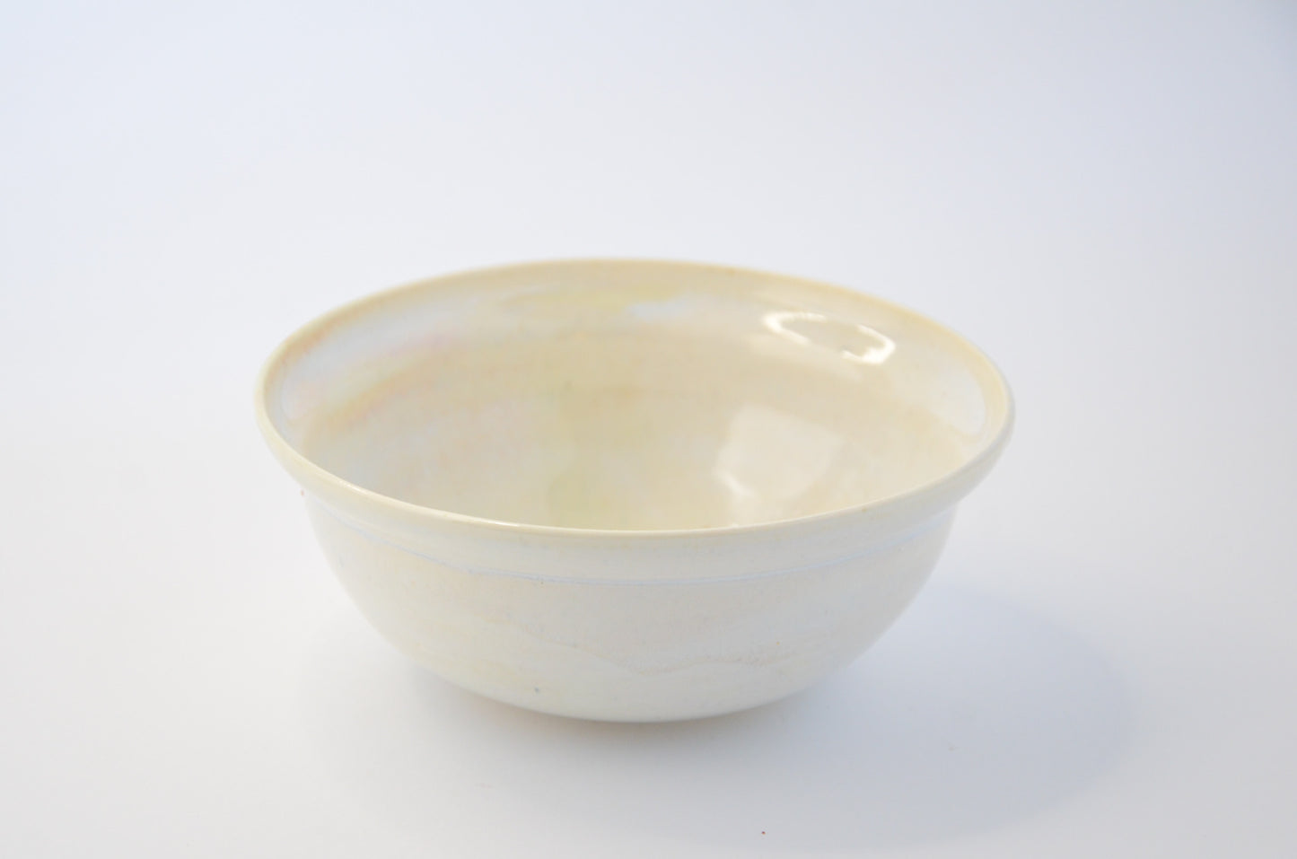 Personal white porcelain bowl