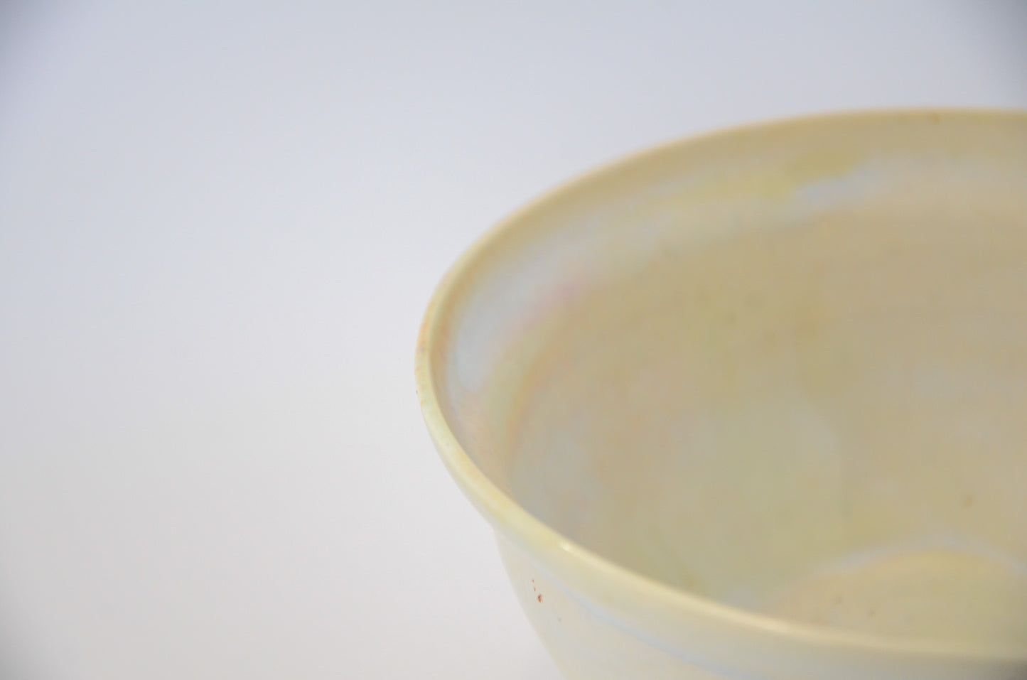 Personal white porcelain bowl