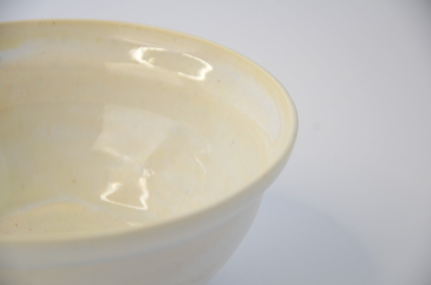 Personal white porcelain bowl
