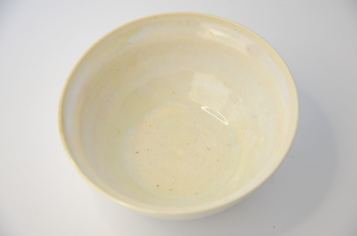 Personal white porcelain bowl