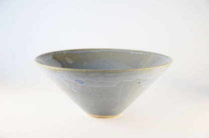 V shape blue bowl