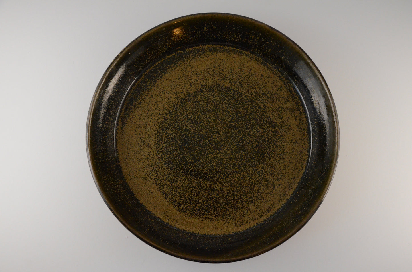 Speckled gold big plate