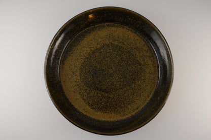 Speckled gold big plate