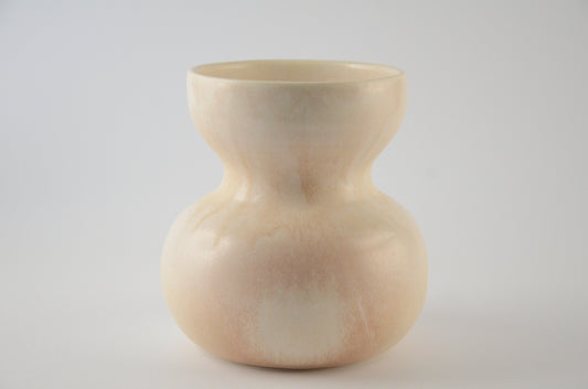 White/Orange Vase