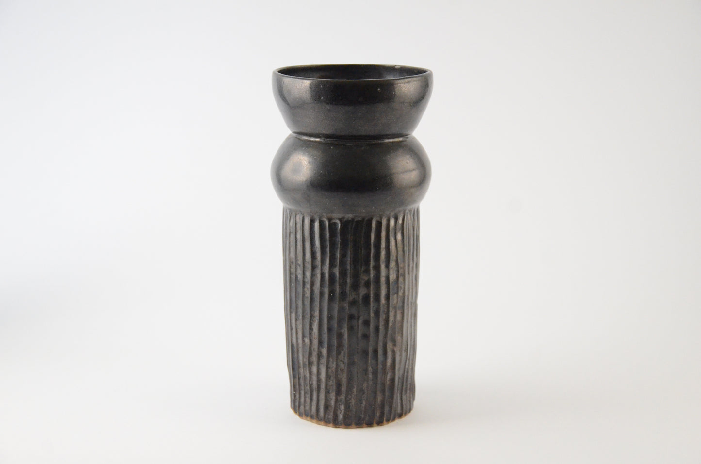 Black Metallic Vase