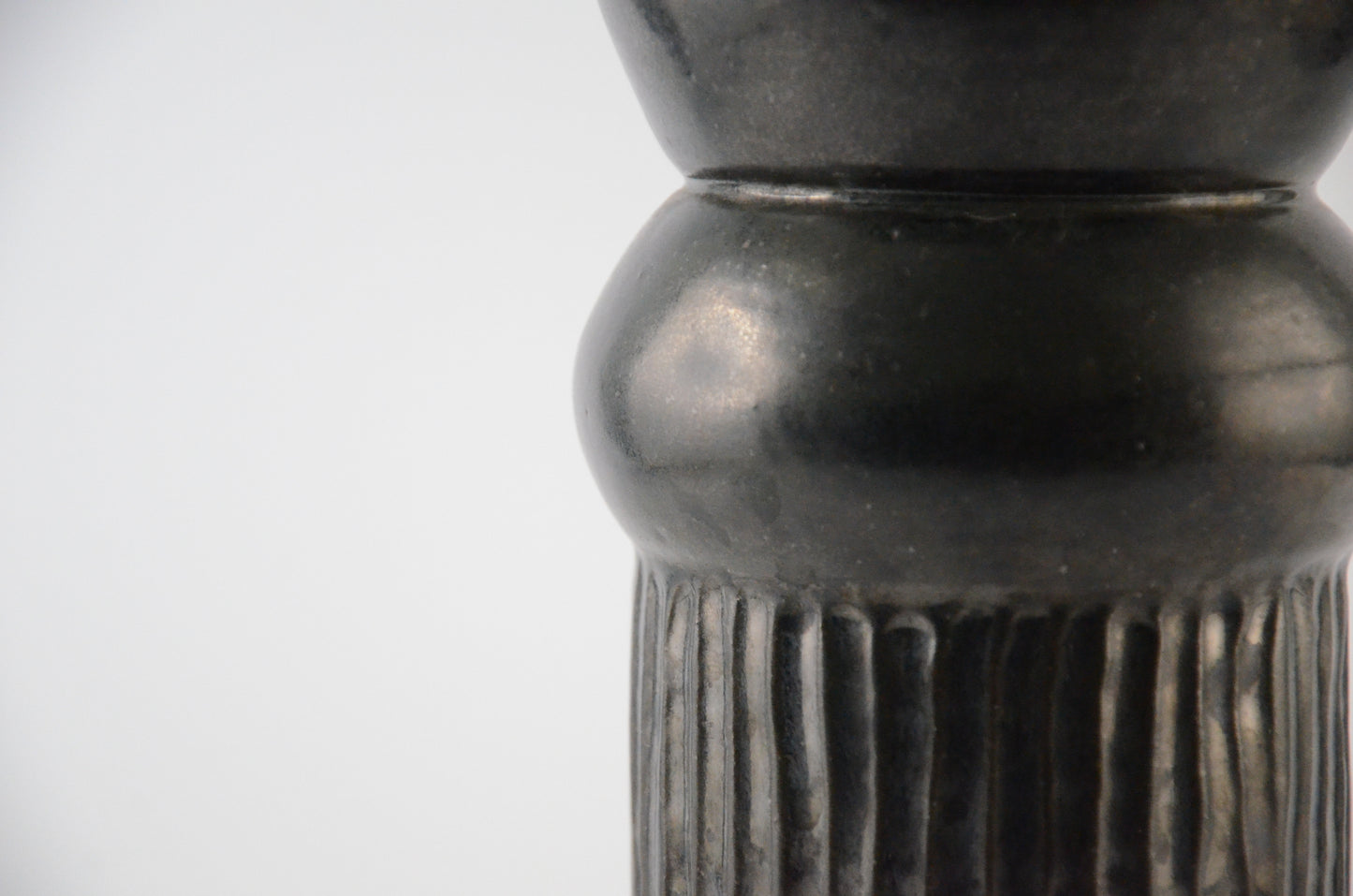 Black Metallic Vase