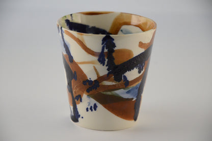 Printed porcelain cups