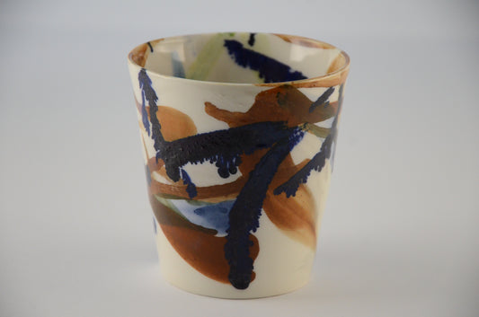 Printed porcelain cups