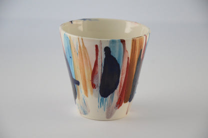 Printed porcelain cups