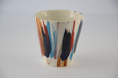 Printed porcelain cups