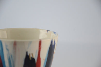 Printed porcelain cups