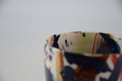 Printed porcelain cups