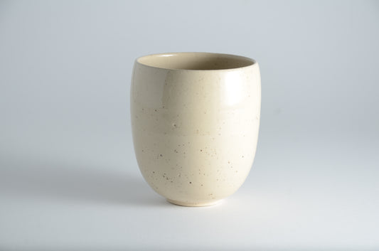 White speckled cup