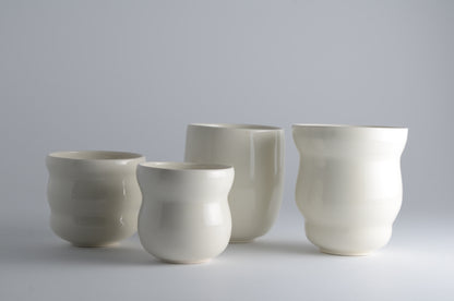 V shape porcelain cup