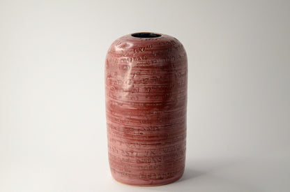 Hebrew text vase