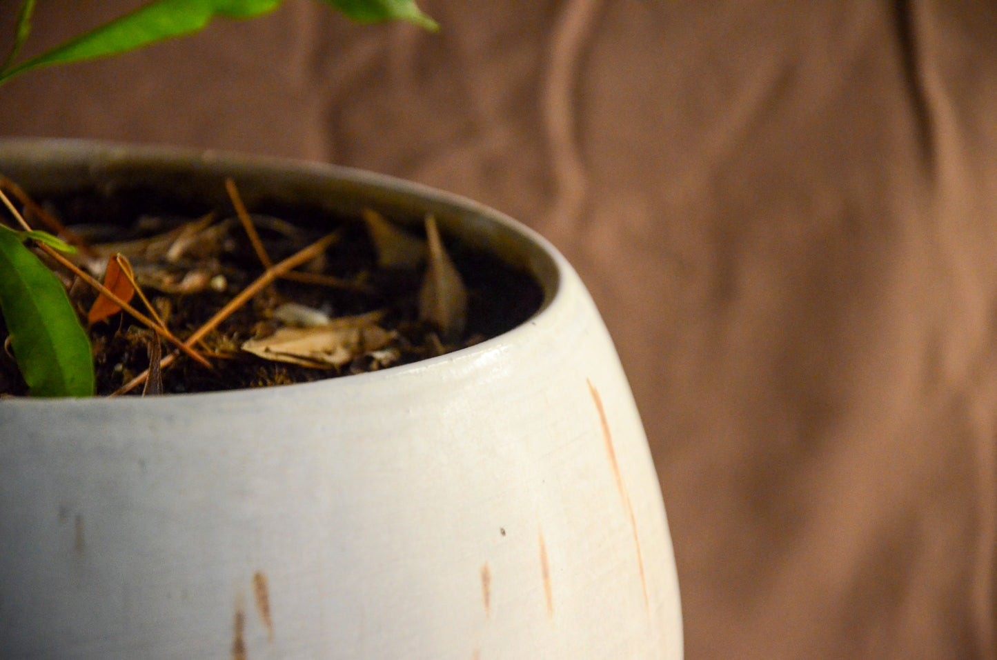 White speckled planter