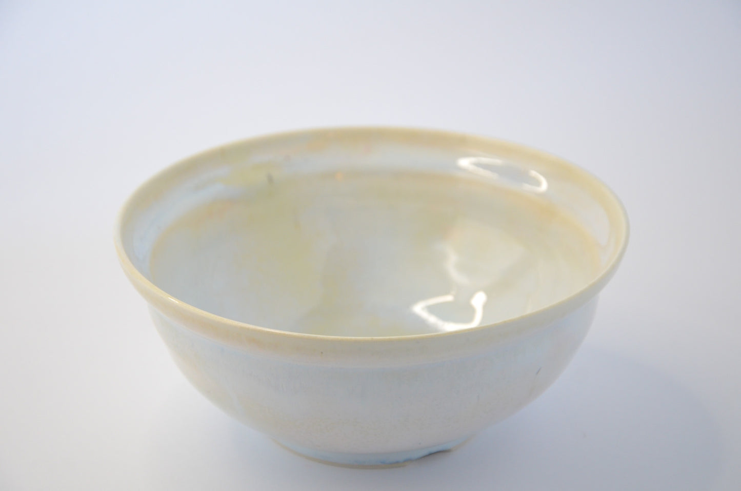 Personal white porcelain bowl