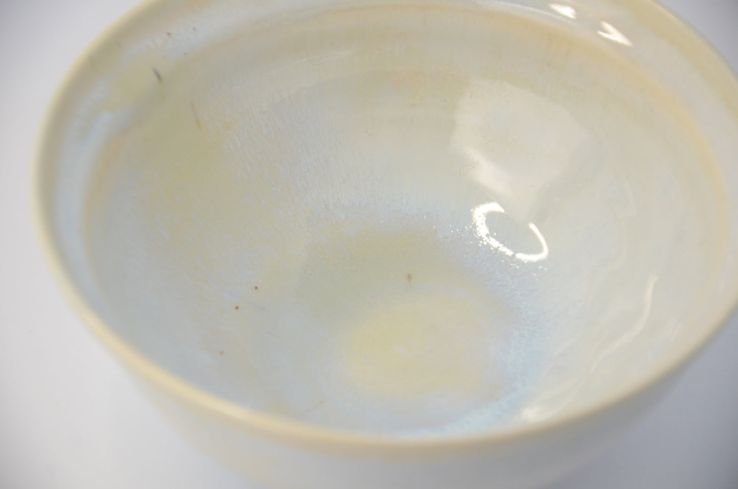 Personal white porcelain bowl