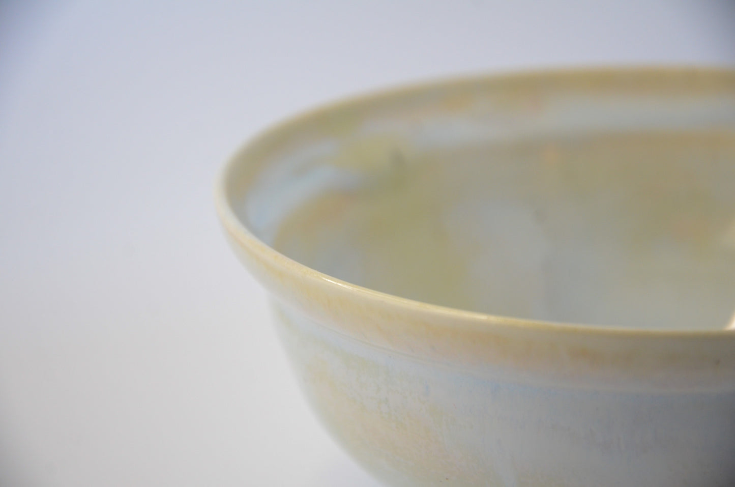 Personal white porcelain bowl