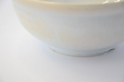 Personal white porcelain bowl