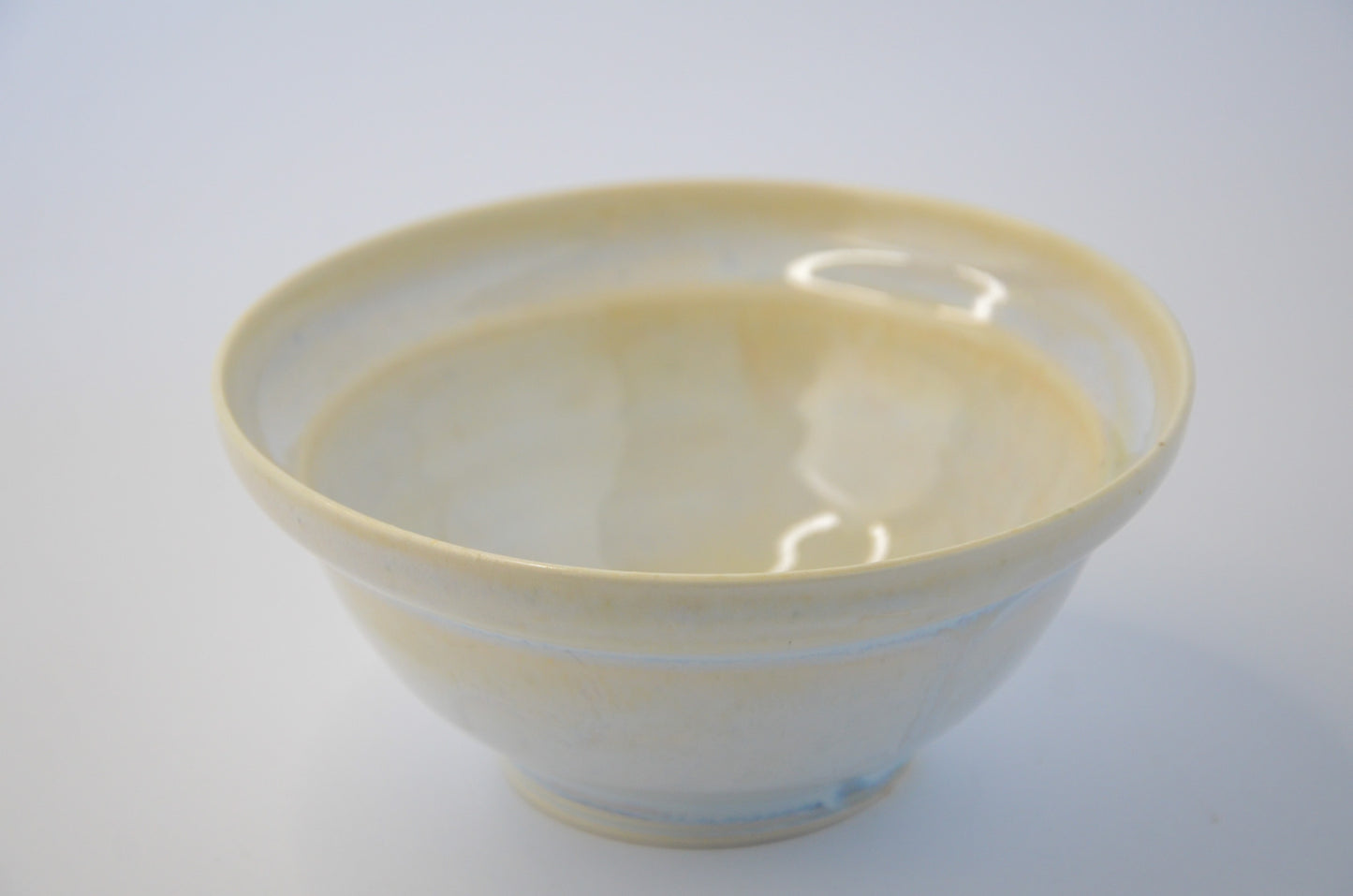 Personal white porcelain bowl