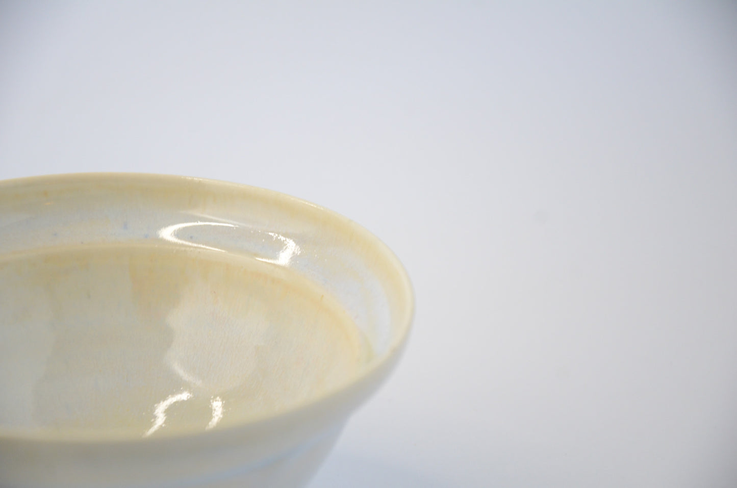 Personal white porcelain bowl