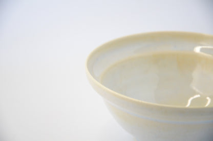 Personal white porcelain bowl