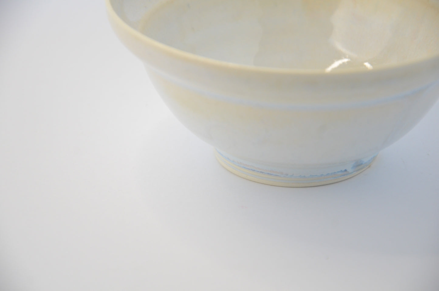 Personal white porcelain bowl