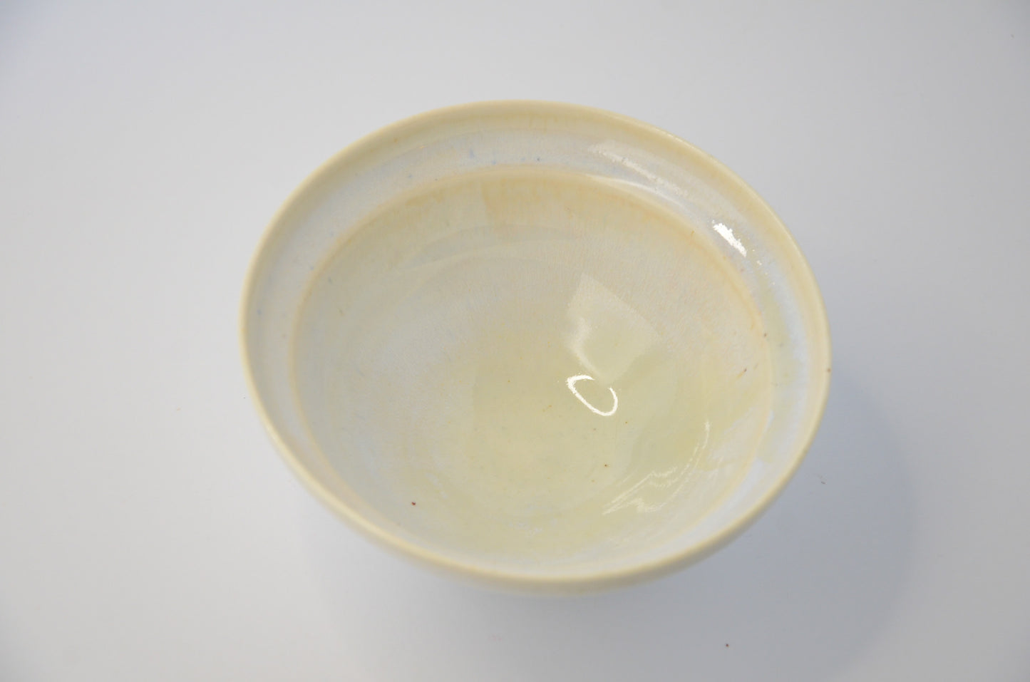 Personal white porcelain bowl