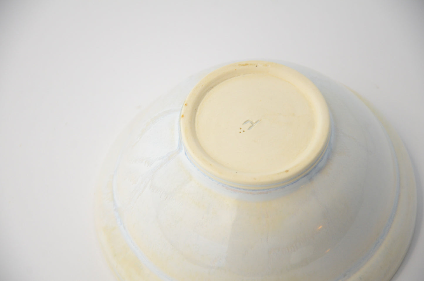 Personal white porcelain bowl