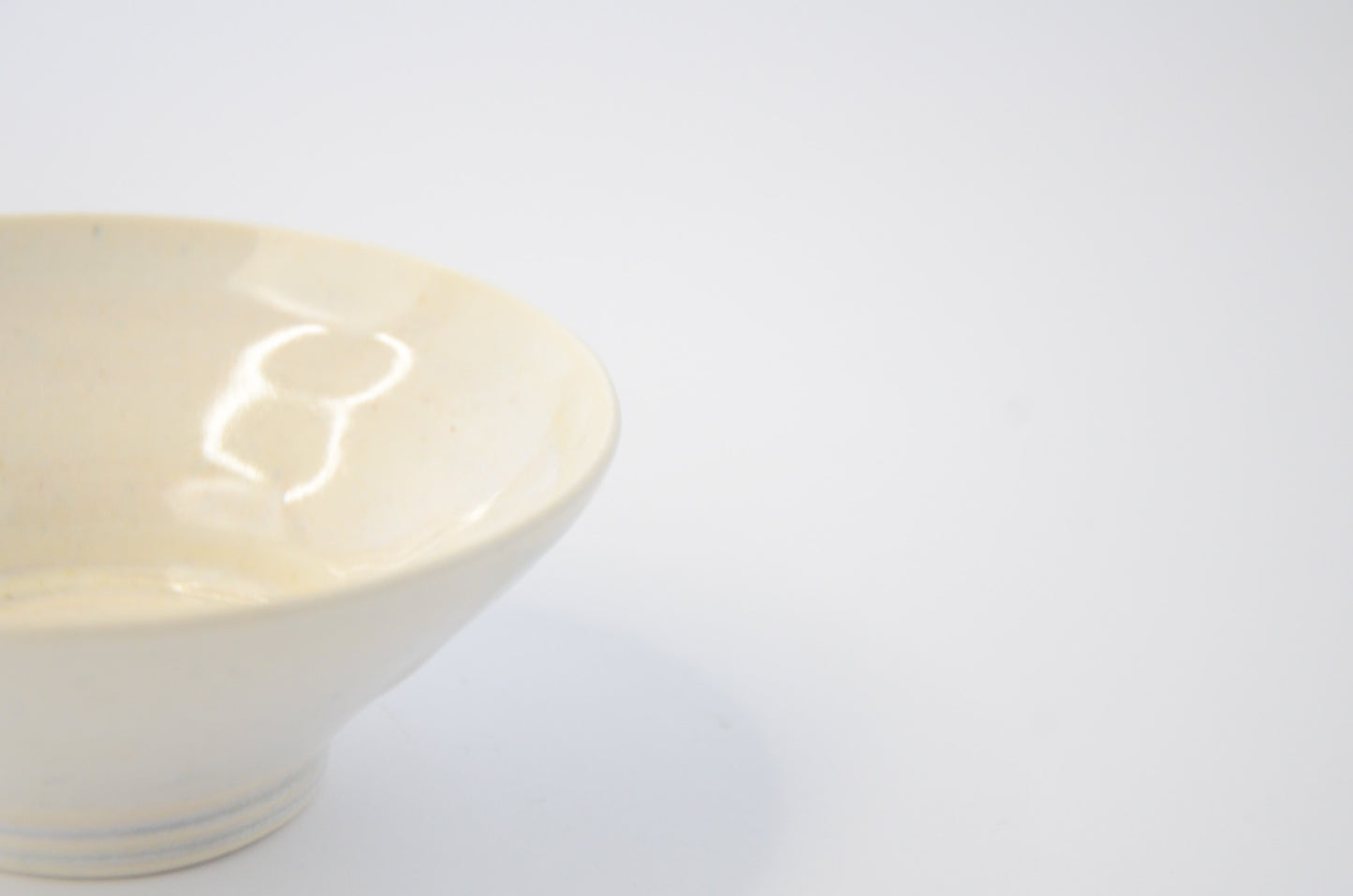 Micro white porcelain bowl